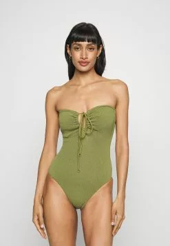 Seafolly Sea Dive Bandeau Maillot - Swimsuit - Khaki