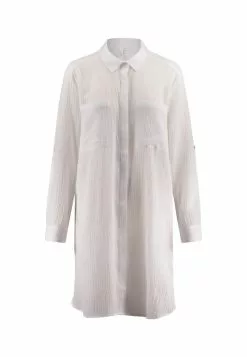 Seafolly Strandkleid CrinkleBeach Shirt - Beach Accessory - Weiss