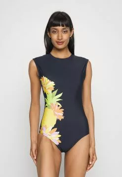 Seafolly Summer Salt Cap Sleeve One Piece - Swimsuit - Black