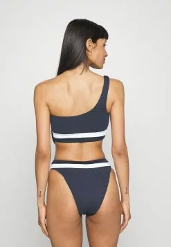 Seafolly Slice Of Splice Spliced One Shoulder - Bikini Top - White/Black -Seafolly Shop 1ab47a17a9434c9692eec1131ec0bf42
