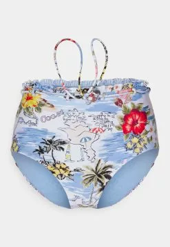 Seafolly Coast To Coast High Waisted Pant - Bikini Bottoms - Powder Blue -Seafolly Shop 1b9b455c68854c13bf42078af9a7db87