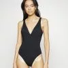 Seafolly Collective V Neck One Piece - Swimsuit - Black -Seafolly Shop 2bfea447de4d4c7587626ee3ecfbe2ac