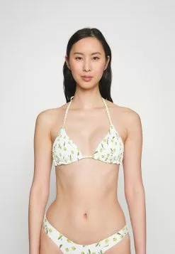 Seafolly Summer Crush Shirred Reversible Slide Tri - Bikini Top - Soft Olive