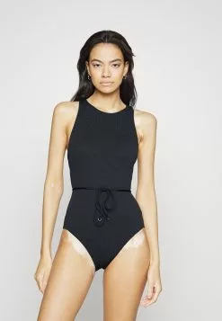 Seafolly Sea Dive High Neck Maillot - Swimsuit - Black