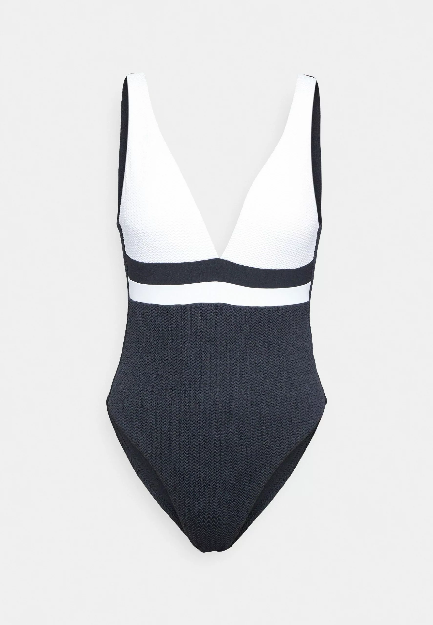 Seafolly Slice Of Splice Deep V Neck One Piece - Swimsuit - White 6 Seafolly Slice Of Splice Deep V Neck One Piece - Swimsuit - White - Image 4