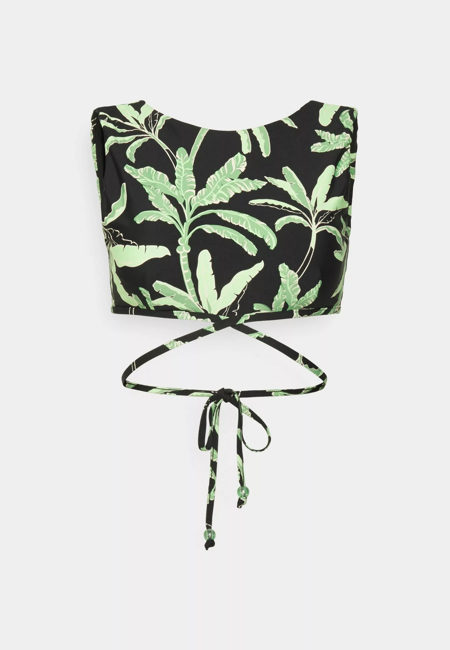 Seafolly Palm Paradise Crop - Bikini Top - Black 7 Seafolly Palm Paradise Crop - Bikini Top - Black - Image 5