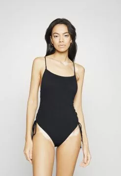 Seafolly Sea Dive Scoop Neck Drawstring Side - Swimsuit - Black