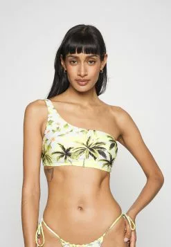 Seafolly Coast To Coast One Shoulder Top - Bikini Top - Wild Lime