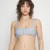 Seafolly Summer Crush Bralette With Plaited Detail - Bikini Top - Powder Blue