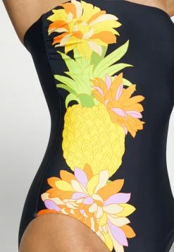 Seafolly Summer Salt Bandeau One Piece - Swimsuit - Black -Seafolly Shop 660ad5cc062a409bae95e86bb02cc74e