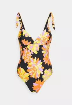 Seafolly Palm Springs Wrap Front One Piece - Swimsuit - Black 10 Seafolly Palm Springs Wrap Front One Piece - Swimsuit - Black -Seafolly Shop 6b028dd3a6cf49c286b3582f244d88db