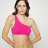 Seafolly Sea Dive One Shoulder Top - Bikini Top - Fuchsiaros