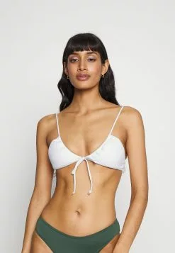 Seafolly Sea Dive Drawstring Neck Bralette - Bikini Top - White