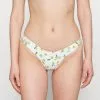 Seafolly Summer Crush Reversible High Cut Rio Pant - Bikini Bottoms - Soft Olive