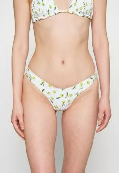 Seafolly Summer Crush Reversible High Cut Rio Pant - Bikini Bottoms - Soft Olive