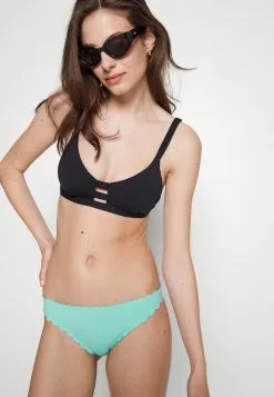Seafolly Collective Gathered Strap Bralette - Bikini Top - Black -Seafolly Shop 9eba7fd586224b519c3d10895275e212