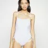 Seafolly Sea Dive Scoop Neck Drawstring Side - Swimsuit - White