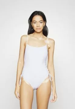 Seafolly Sea Dive Scoop Neck Drawstring Side - Swimsuit - White