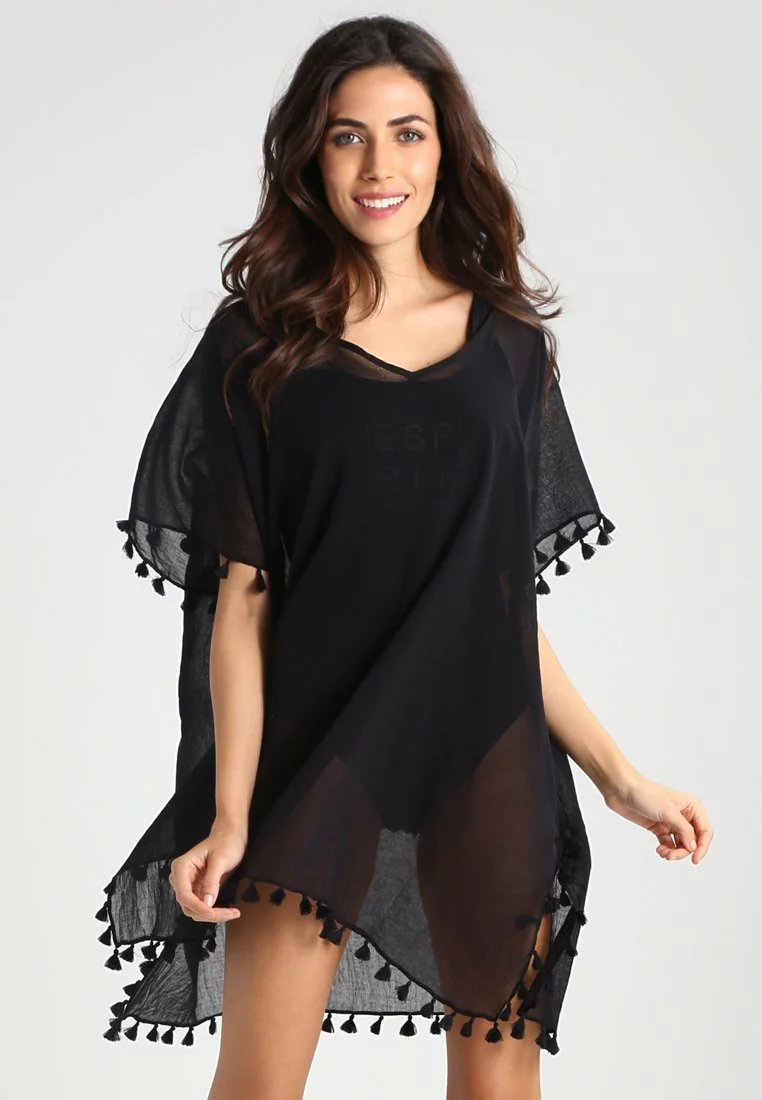 Seafolly Amnesia Kaftan - Beach Accessory - Black 3 Seafolly Amnesia Kaftan - Beach Accessory - Black