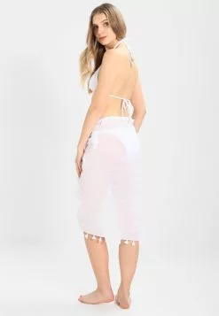 Seafolly Beach Basics Sarong - Beach Accessory - White -Seafolly Shop b323f08d257e4af796413874af6dc60a