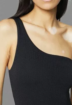 Seafolly Dive One Shoulder One Piece - Swimsuit - Black -Seafolly Shop b55d3ed6f7374f2cb198bb2ce75a58bb