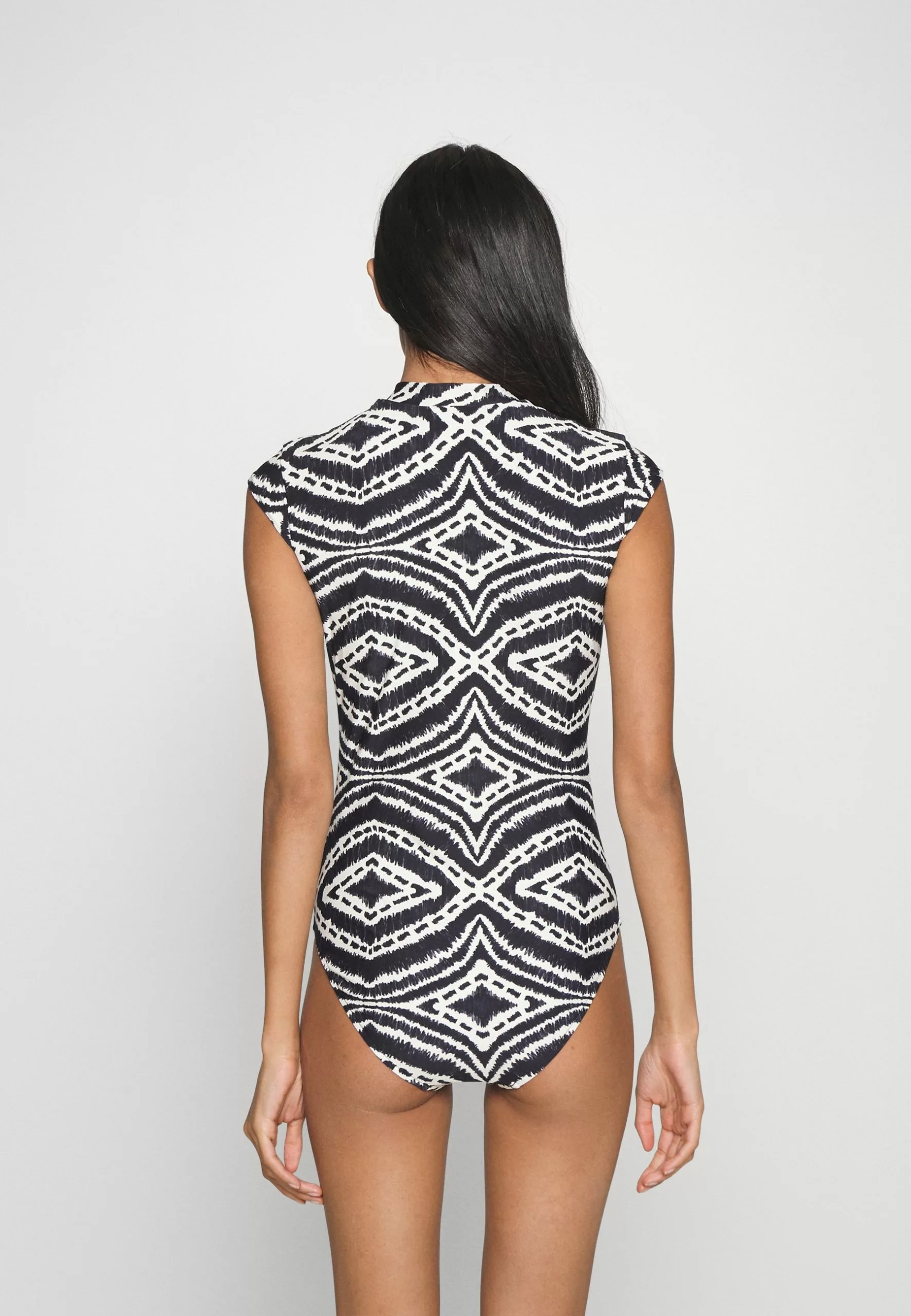 Seafolly Zanzibar Zip Front One Piece - Swimsuit 5 Seafolly Zanzibar Zip Front One Piece - Swimsuit - Image 3
