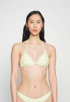 Seafolly Summer Crush Shirred Reversible Slide Tri - Bikini Top - Soft Olive -Seafolly Shop e27453c2a17a4597805004d559e6ef71