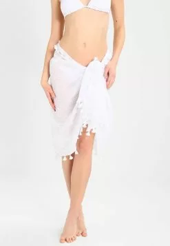 Seafolly Beach Basics Sarong - Beach Accessory - White
