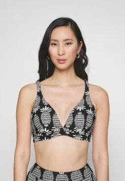 Seafolly Corsica Fixed Tri Bra - Bikini Top - Black