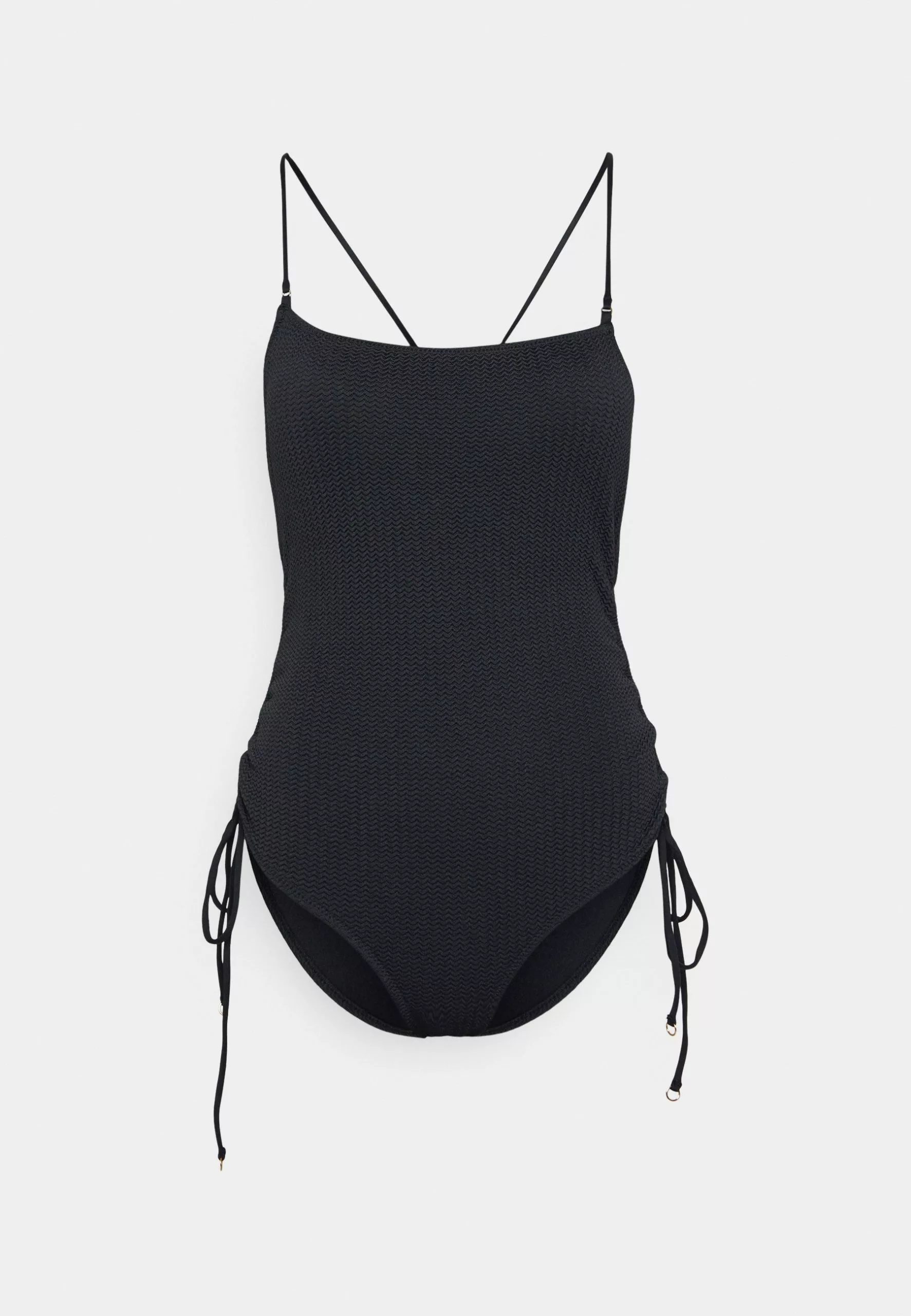 Seafolly Sea Dive Scoop Neck Drawstring Side - Swimsuit - Black 7 Seafolly Sea Dive Scoop Neck Drawstring Side - Swimsuit - Black - Image 5