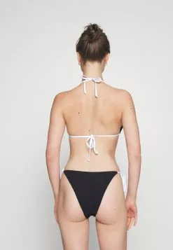 Seafolly Slice Of Splice Slide- Bikini Top - White/Black -Seafolly Shop fa542edb57e6457484c6a9bdca3bea8f