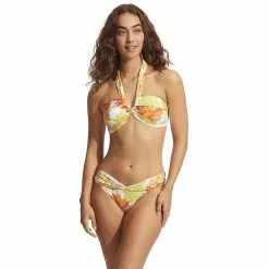 Seafolly W PALM SPRINGS HALTER BANDEAU BRA, Limelight
