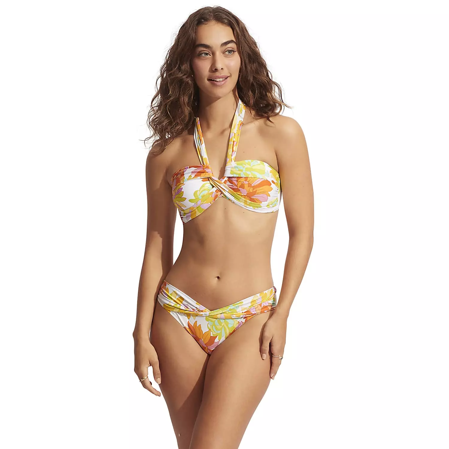 Seafolly W PALM SPRINGS HALTER BANDEAU BRA, Limelight 3 Seafolly W PALM SPRINGS HALTER BANDEAU BRA, Limelight