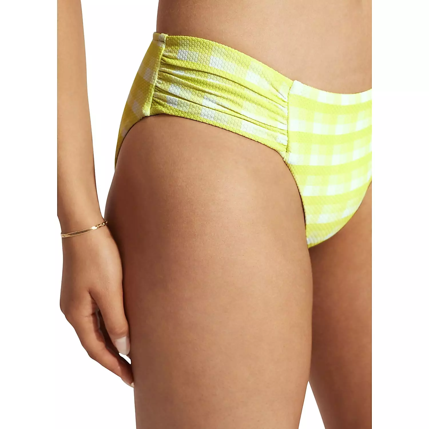 Seafolly W PORTOFINO RUCHED SIDE RETRO PANT, Wild Lime 5 Seafolly W PORTOFINO RUCHED SIDE RETRO PANT, Wild Lime - Image 3
