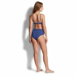 Seafolly - Women's Cleo Twist Tie Front Bralette - Bikini Top -Seafolly Shop seafolly womens cleo twist tie front bralette bikini top detail 3