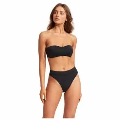 Seafolly - Women's Collective Bustier Bandeau - Bikini Top -Seafolly Shop seafolly womens collective bustier bandeau bikini top detail 3