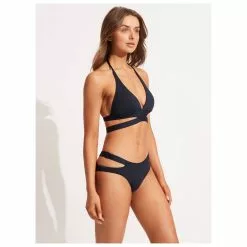 Seafolly - Women's Collective Halter Bra - Bikini Top -Seafolly Shop seafolly womens collective halter bra bikini top detail 4