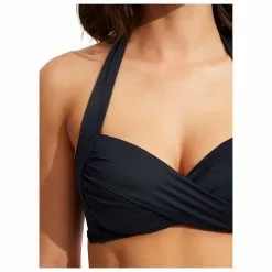 Seafolly - Women's Collective Twist Soft Cup Halter - Bikini Top 8 Seafolly - Women's Collective Twist Soft Cup Halter - Bikini Top -Seafolly Shop seafolly womens collective twist soft cup halter bikini top detail 3