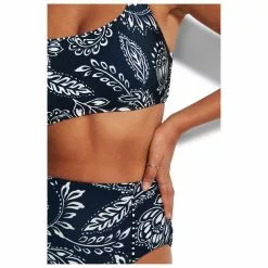 Seafolly - Women's Folklore Wide Side Retro - Bikini Bottom -Seafolly Shop seafolly womens folklore wide side retro bikini bottom detail 3