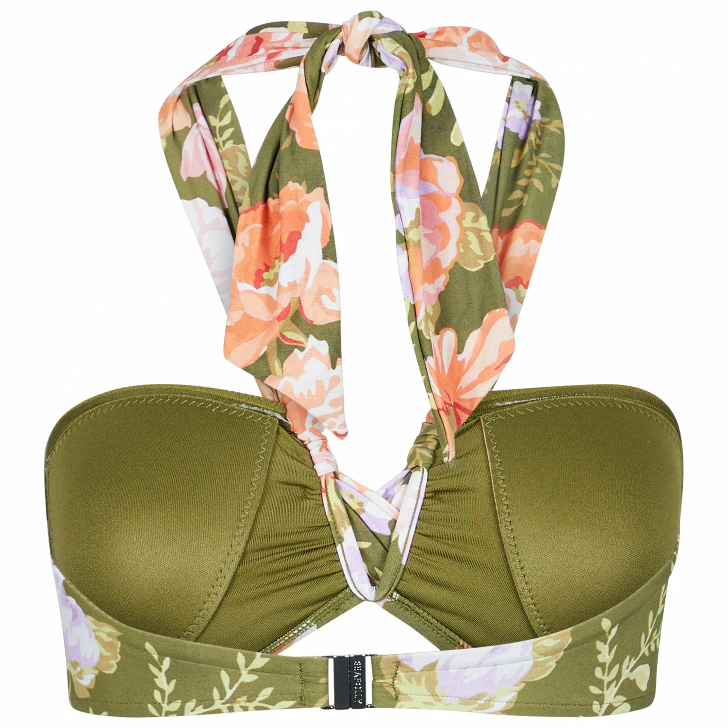 Seafolly - Women's Paradise Garden Halter Bandeau - Bikini Top 4 Seafolly - Women's Paradise Garden Halter Bandeau - Bikini Top - Image 2