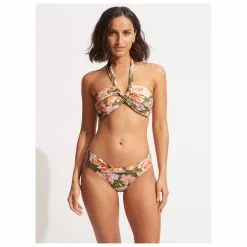 Seafolly - Women's Paradise Garden Halter Bandeau - Bikini Top 11 Seafolly - Women's Paradise Garden Halter Bandeau - Bikini Top -Seafolly Shop seafolly womens paradise garden halter bandeau bikini top detail 4