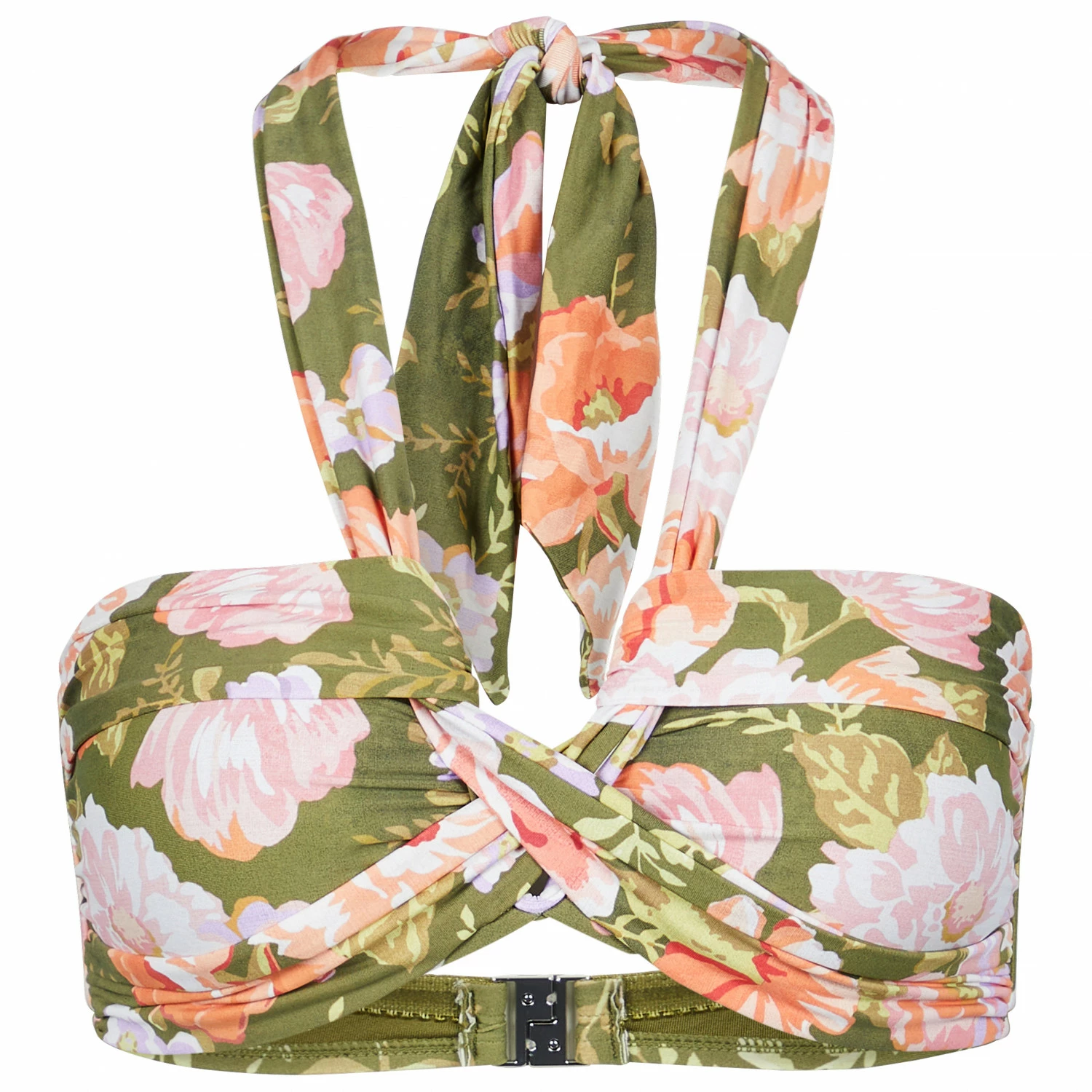 Seafolly - Women's Paradise Garden Halter Bandeau - Bikini Top 3 Seafolly - Women's Paradise Garden Halter Bandeau - Bikini Top