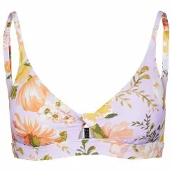 Seafolly - Women's Paradise Garden Twist Front Bralette - Bikini Top -Seafolly Shop seafolly womens paradise garden twist front bralette bikini top 1