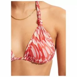Seafolly - Women's Poolside Reversible Longline Tri - Bikini Top 13 Seafolly - Women's Poolside Reversible Longline Tri - Bikini Top -Seafolly Shop seafolly womens poolside reversible longline tri bikini top detail 6