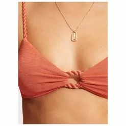Seafolly - Women's Poolside Ring Front Bralette - Bikini Top -Seafolly Shop seafolly womens poolside ring front bralette bikini top detail 6