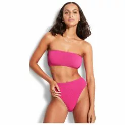 Seafolly - Women's Sea Dive High Rise Pant - Bikini Bottom 11 Seafolly - Women's Sea Dive High Rise Pant - Bikini Bottom -Seafolly Shop seafolly womens sea dive high rise pant bikini bottom detail 5