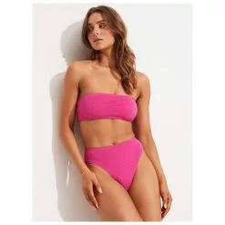 Seafolly - Women's Sea Dive Tube Top - Bikini Top -Seafolly Shop seafolly womens sea dive tube top bikini top detail 6