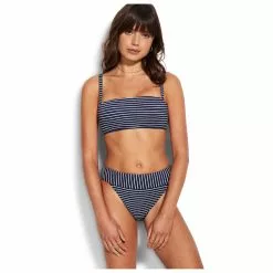 Seafolly - Women's Seaside Stripe Banded Hi Rise Pant - Bikini Bottom 12 Seafolly - Women's Seaside Stripe Banded Hi Rise Pant - Bikini Bottom -Seafolly Shop seafolly womens seaside stripe banded hi rise pant bikini bottom detail 5