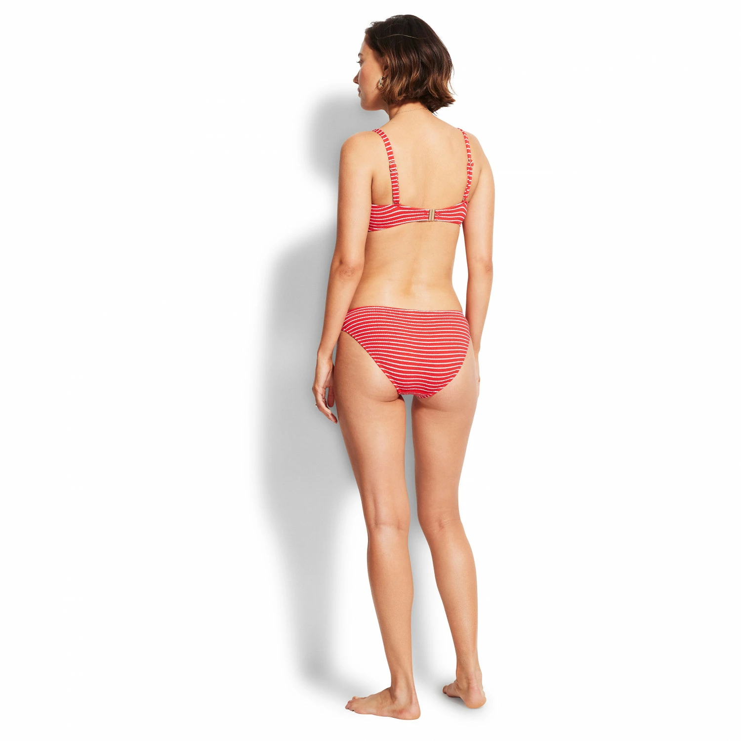 Seafolly - Women's Seaside Stripe Hipster - Bikini Bottom 5 Seafolly - Women's Seaside Stripe Hipster - Bikini Bottom - Image 3