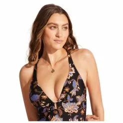 Seafolly Women's Silkroad One Piece - Swimsuit 6 Seafolly Women's Silkroad One Piece - Swimsuit -Seafolly Shop seafolly womens silkroad one piece swimsuit detail 3